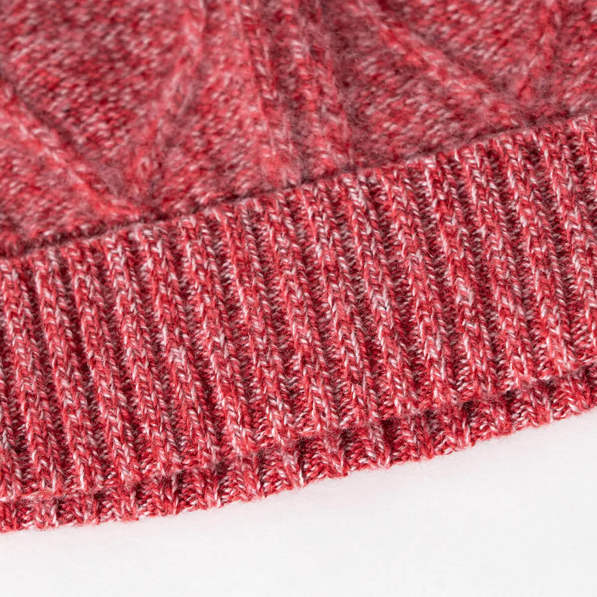 100% Cashmere Soft Knit Slouchy Beanie