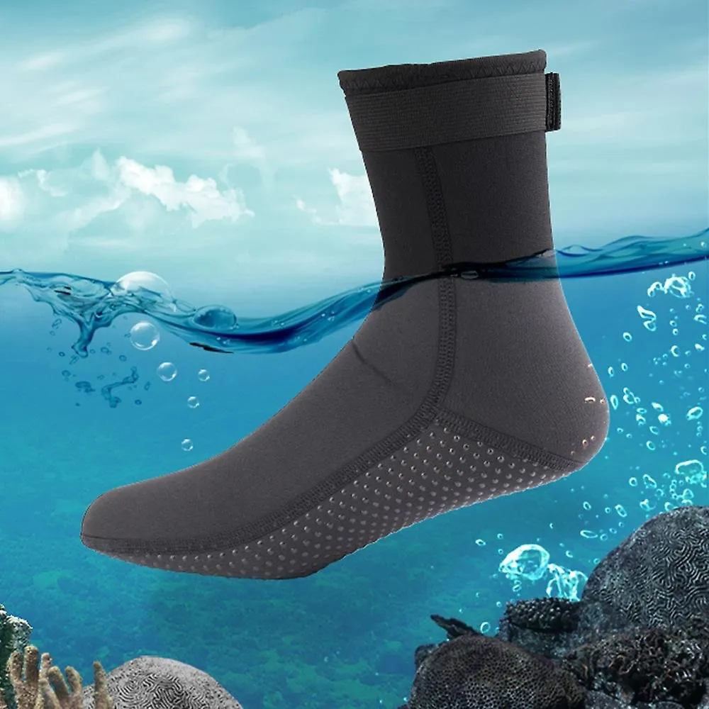 3mm Neoprene Diving Socks -  Non-slip Adult Warm Patchwork Elasticity Wetsuit Shoes