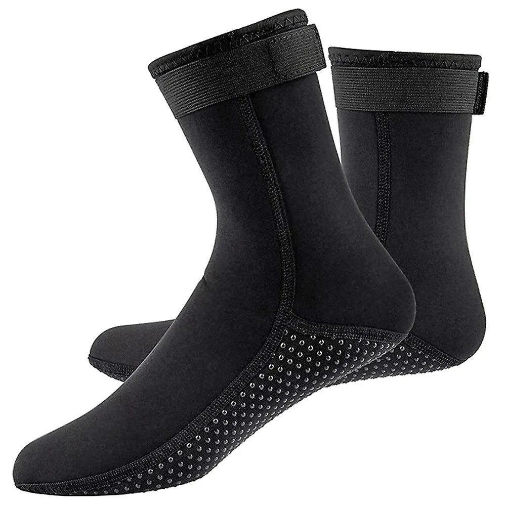 3mm Neoprene Diving Socks -  Non-slip Adult Warm Patchwork Elasticity Wetsuit Shoes