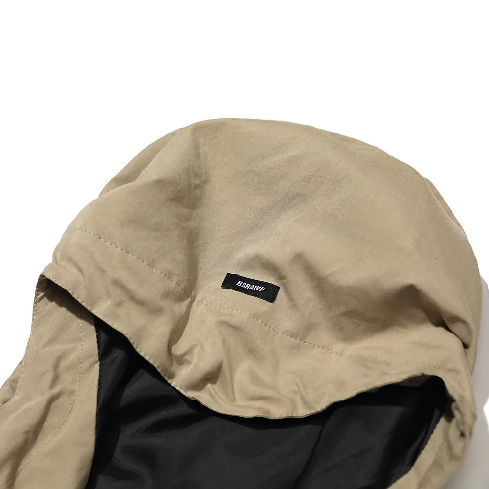 4CARGO POCKET HOODED JACKET PEACH BEIGE