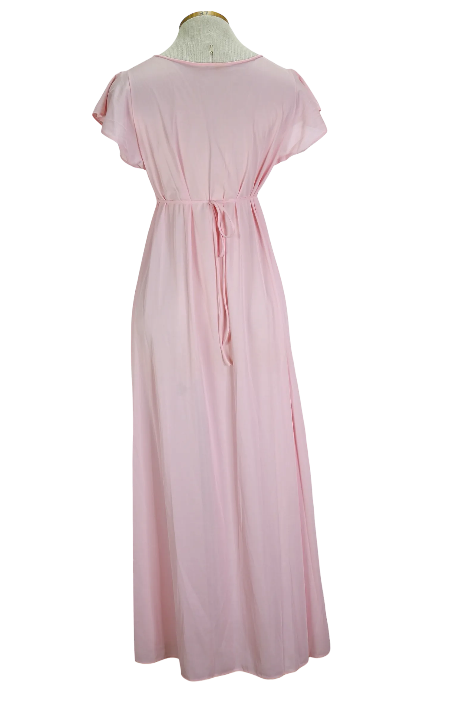 70s Pink Maxi Nightie           w32