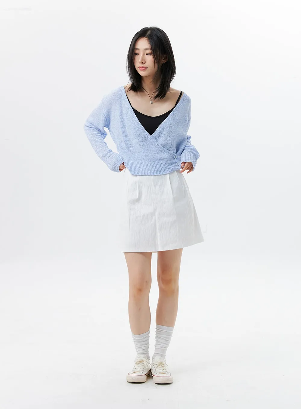 A-Line Basic Mini Skirt OL328