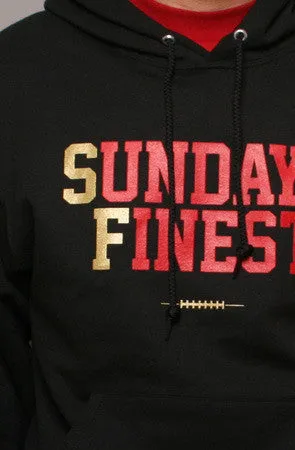 Adapt - Sunday's Finest Pullover Men's Hoodie, Black/Gold