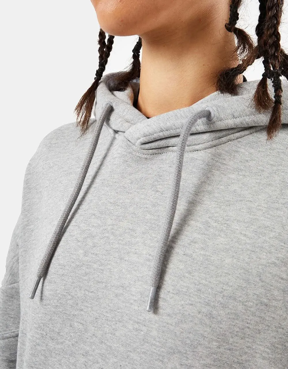 adidas Challenger Pullover Hoodie - Medium Grey Heather/White