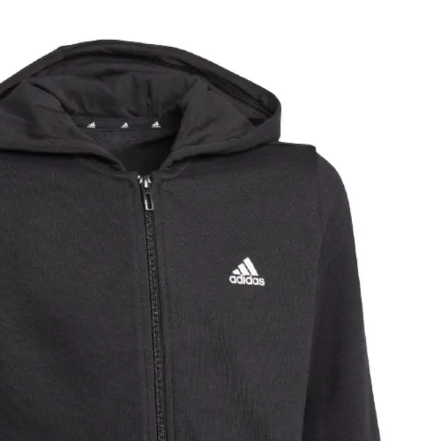 Adidas Essentials Boys Lifestyle Hoody Black/White