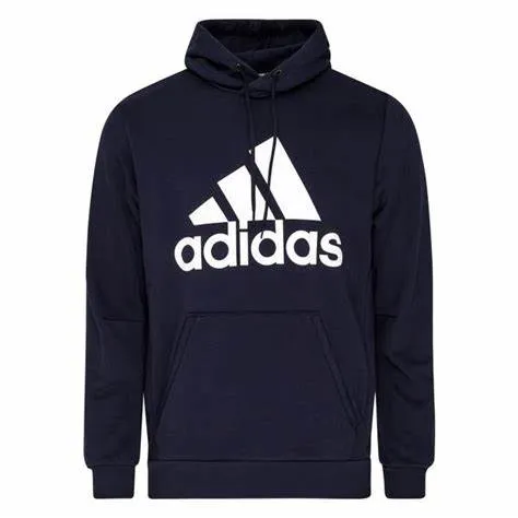 Adidas Men's Essential big Logo Fleece Hoodie