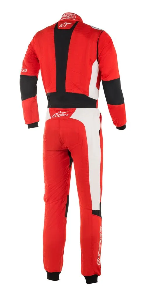 ALPINESTARS 3354020_32_50 GP TECH v3 Racing suit, FIA 8856-2018, red/white, size 50