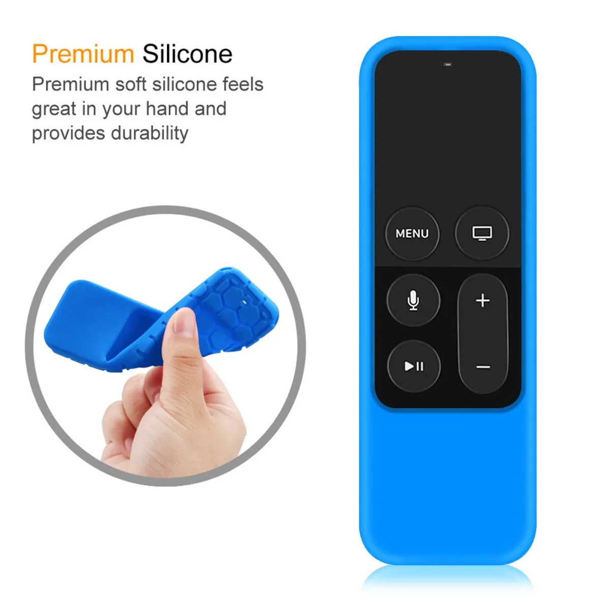 Apple TV 4K 5th/4th Gen Remote Lightweight Silicone Case | Fintie