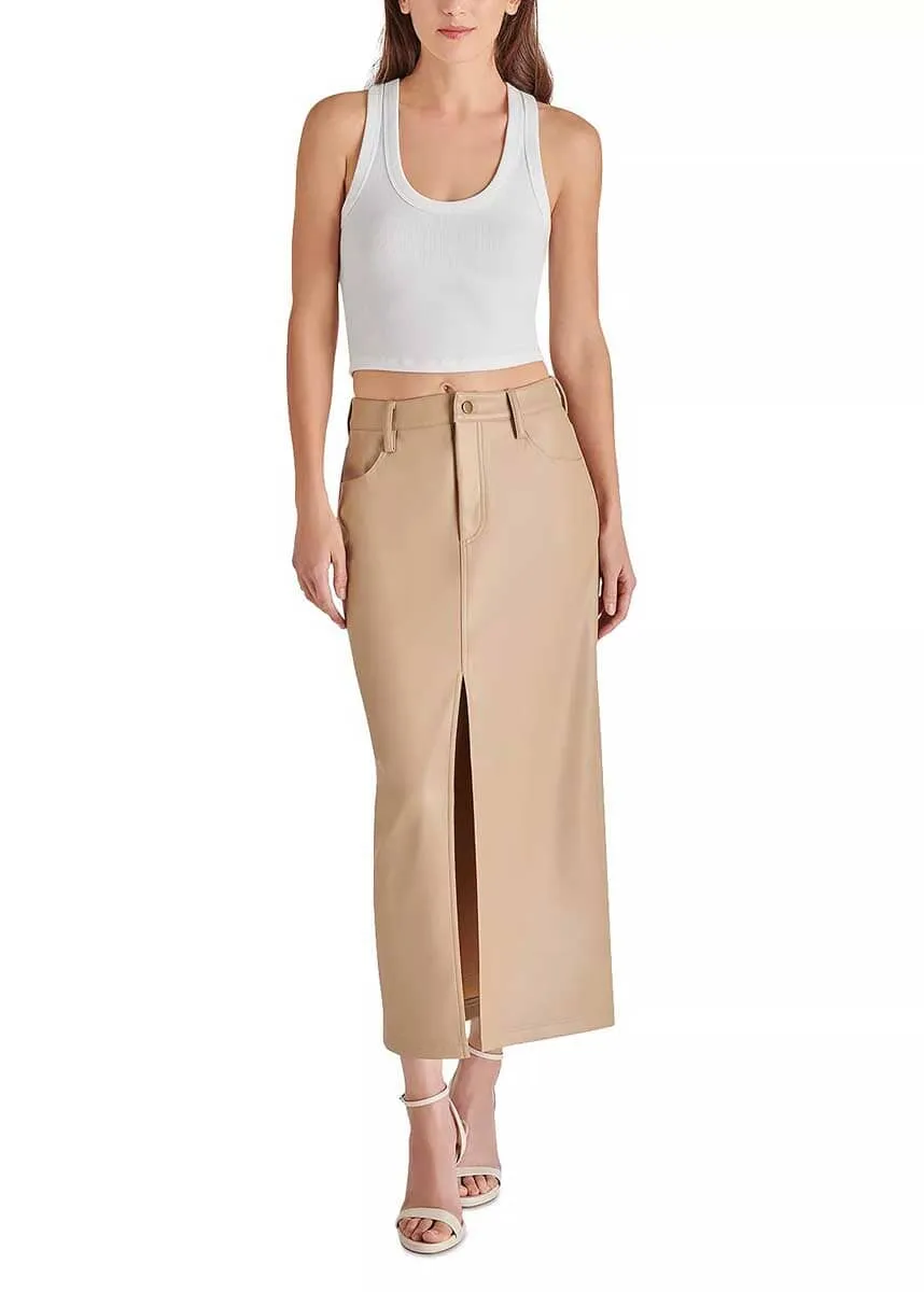 Avani Midi Skirt - Camel