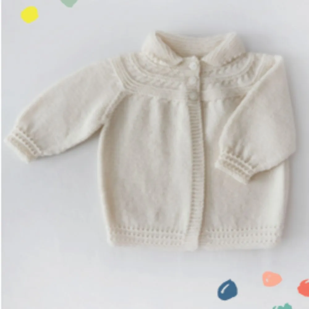 Baby Jacket & Hat Knitting Pattern (CRU1859)