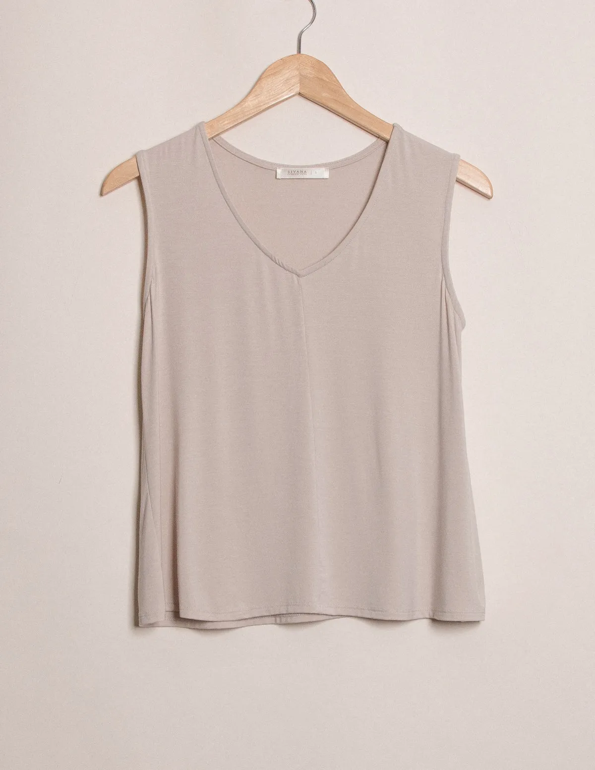 Bamboo Flowy V-Neck Tank