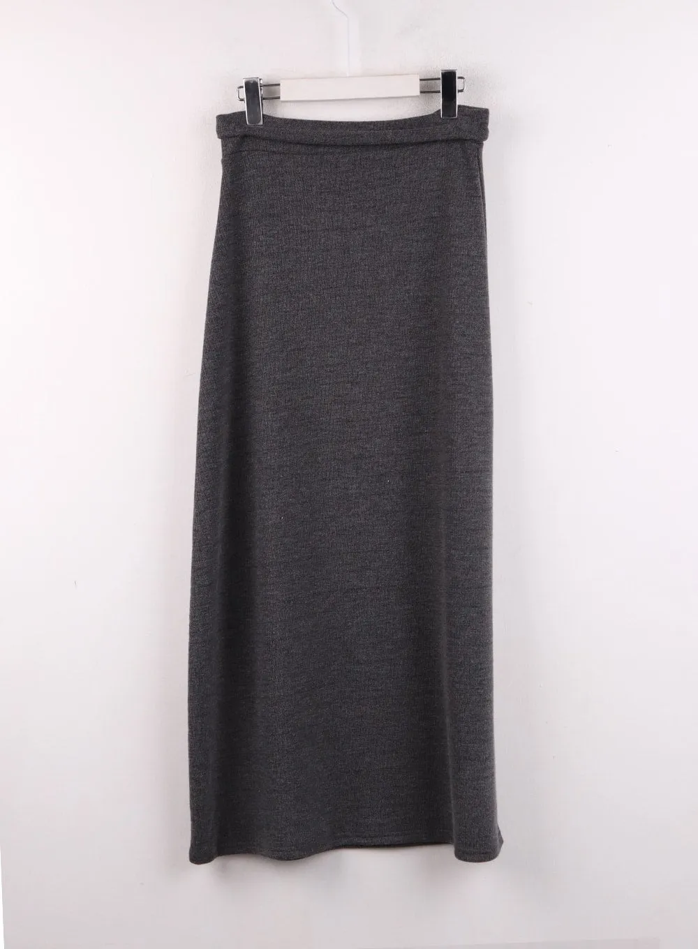 Basic Banded Maxi Skirt IF402