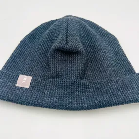 Beanie Hat (Dark Grey Waffle)