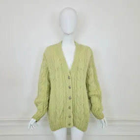 Benetton | maxi cardigan bottoni smaltati ancora