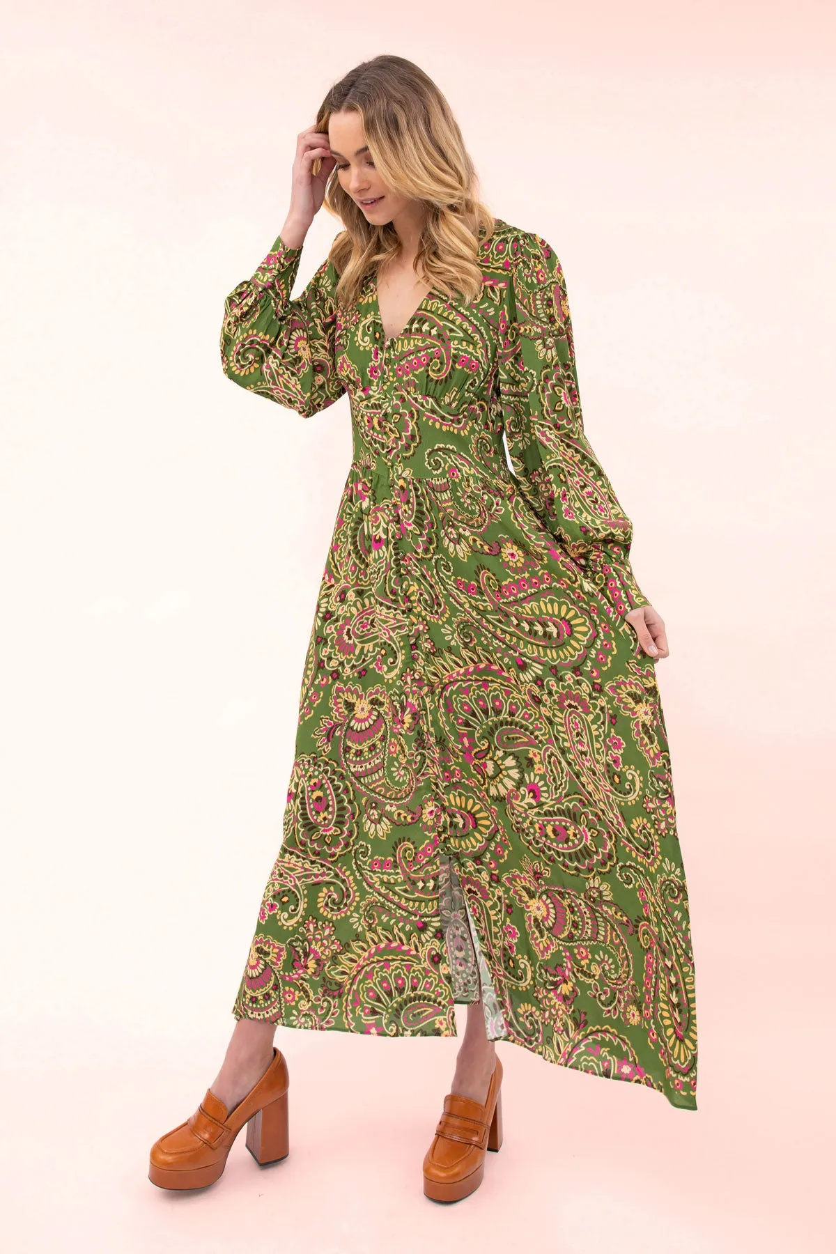 Billy Paisley Maxi Dress