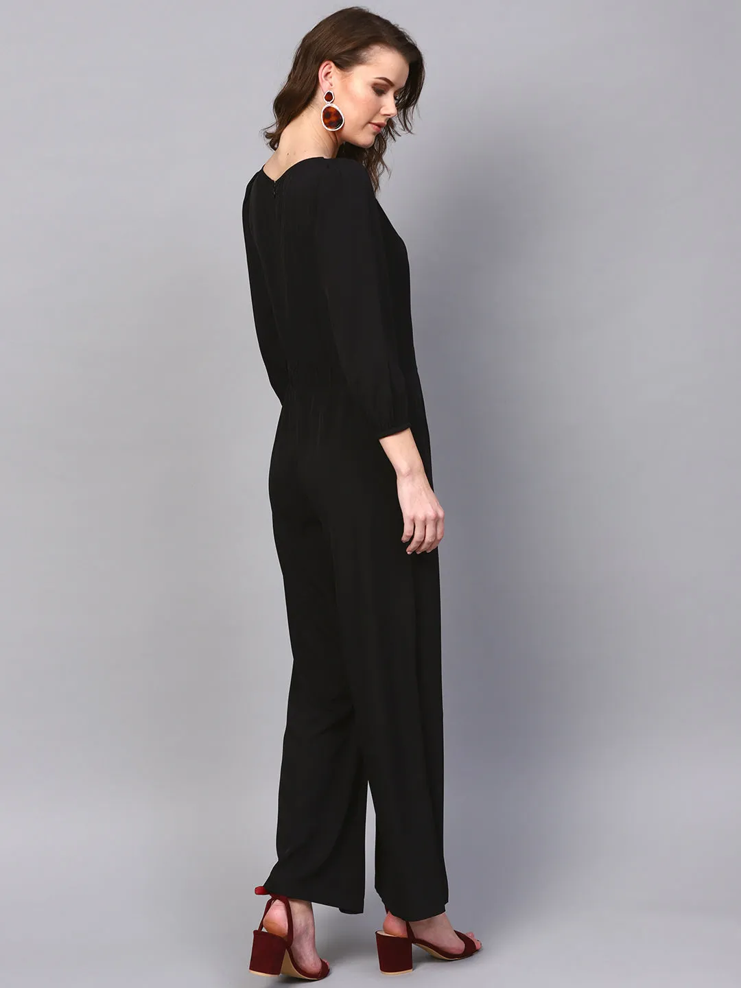 Black Palazzo Jumpsuit