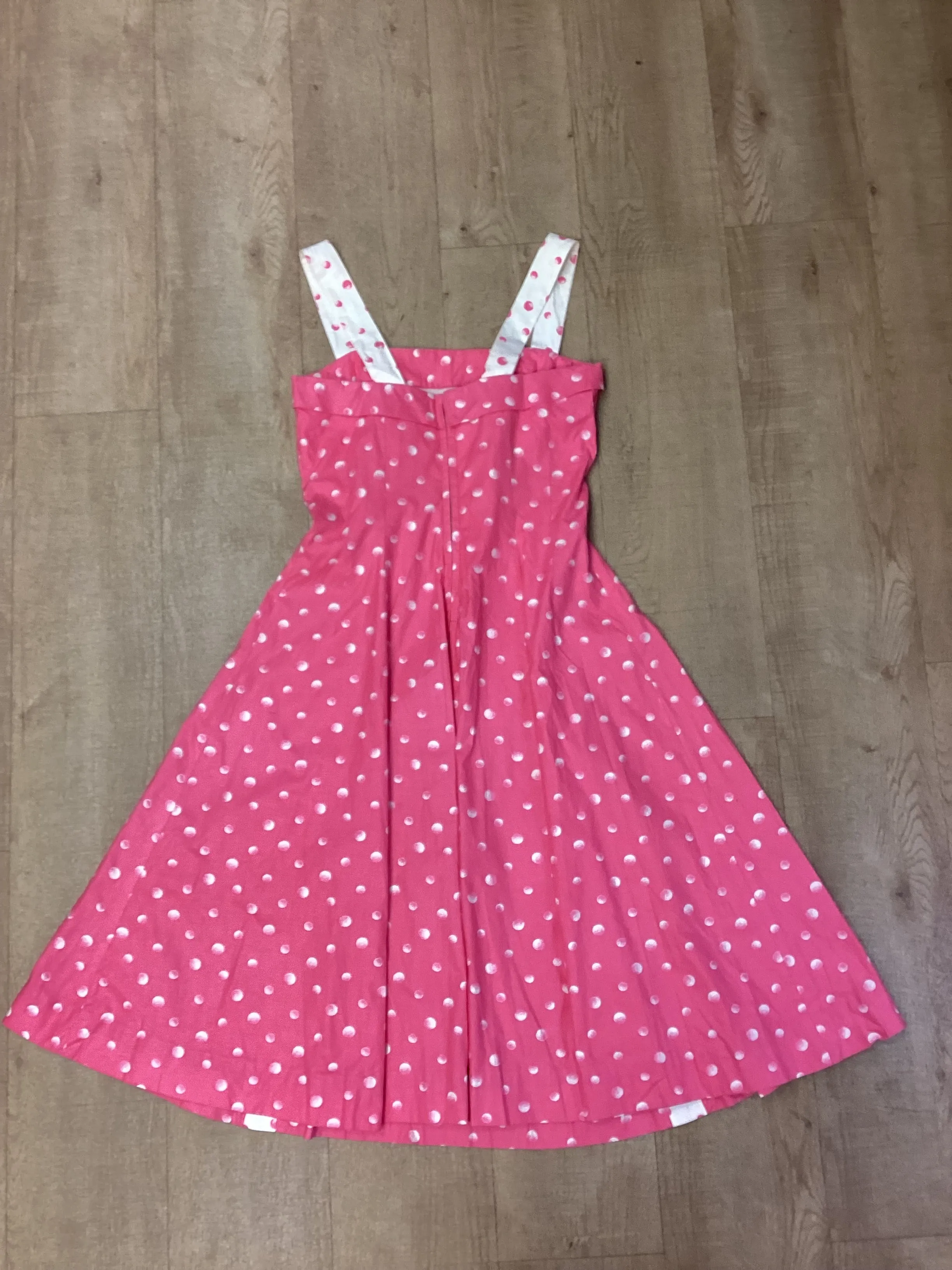 BLANES Pink Dotted Vintage Dress Size M