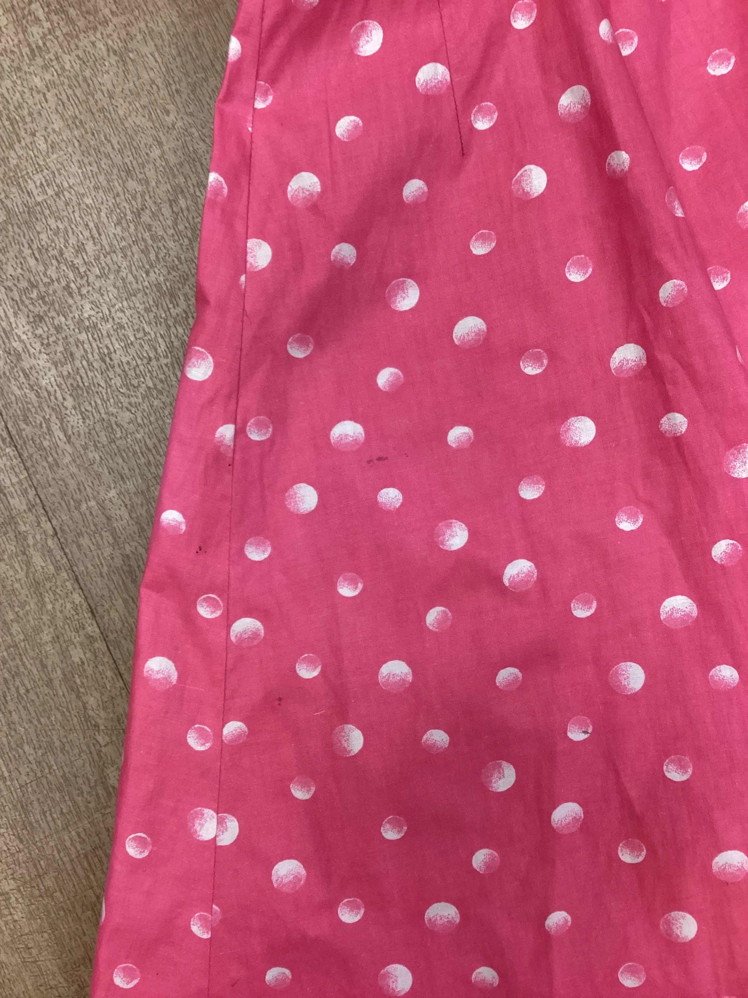 BLANES Pink Dotted Vintage Dress Size M