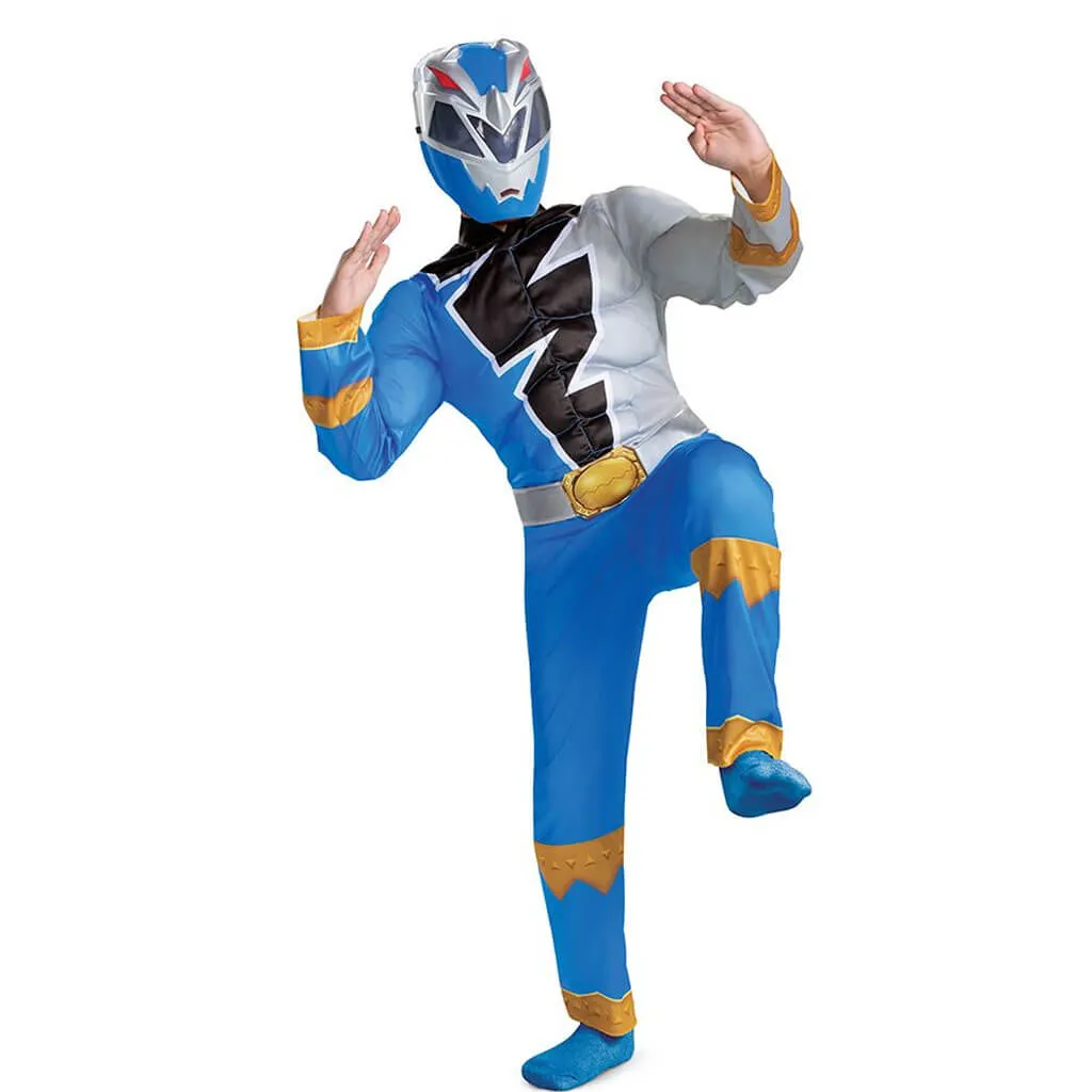 Blue Ranger Dino Fury Classic Child Costume