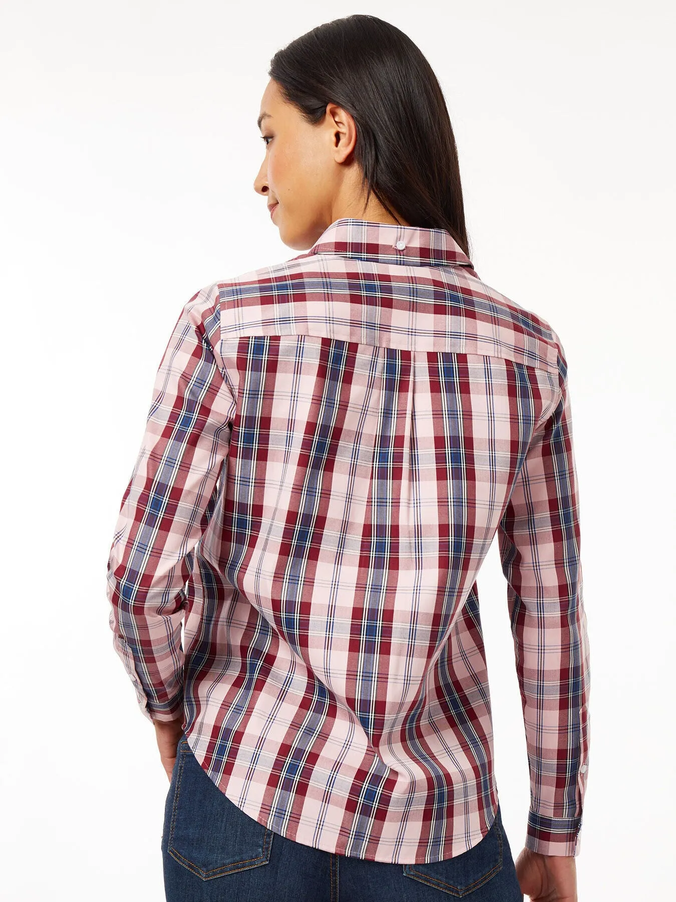 Button-Front Cotton Shirt