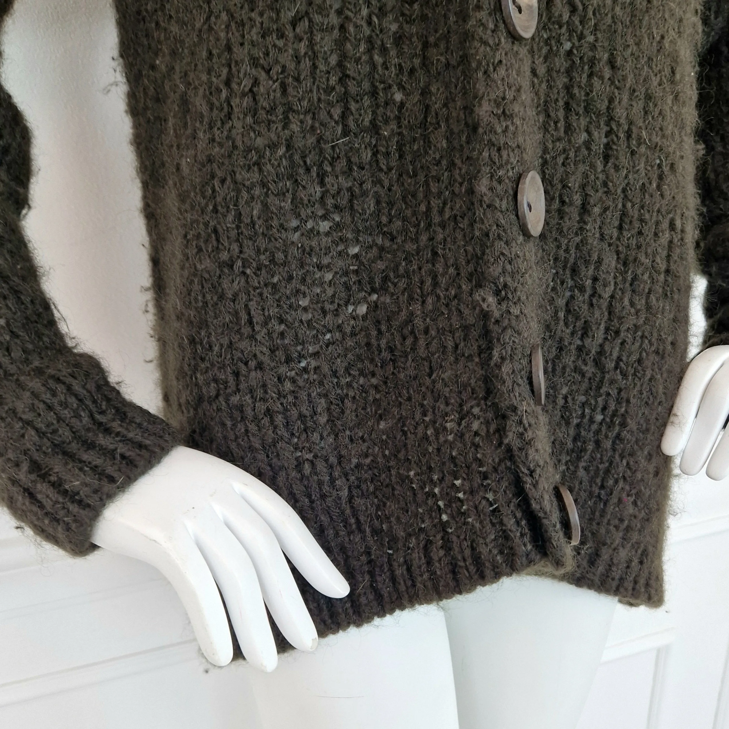 Cardigan Martin Margiela lana e mohair