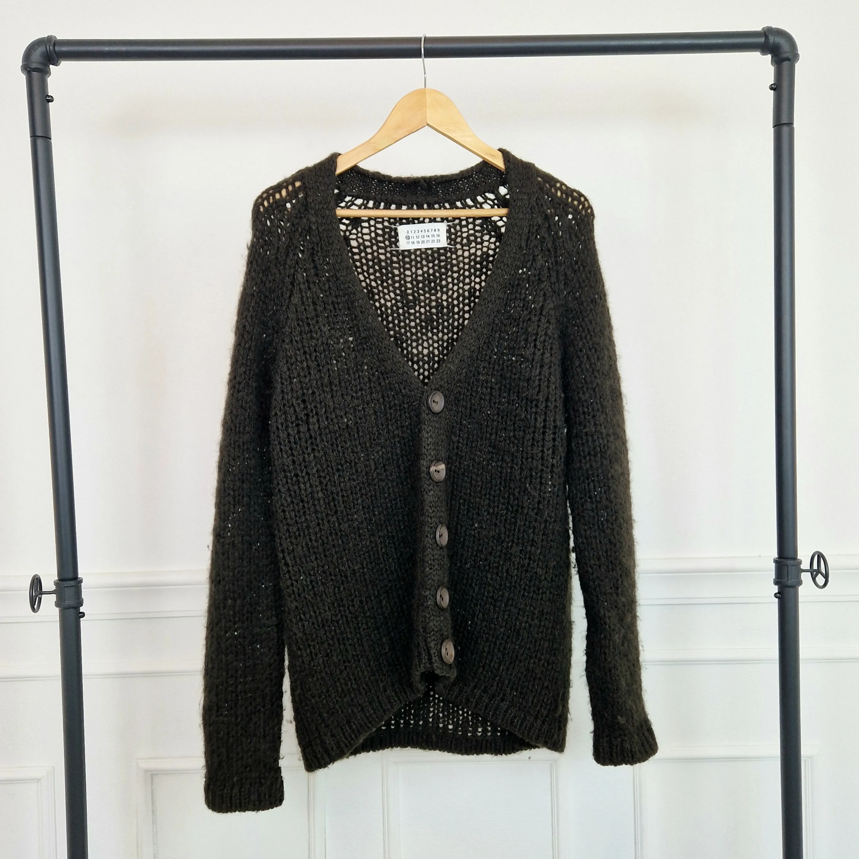 Cardigan Martin Margiela lana e mohair