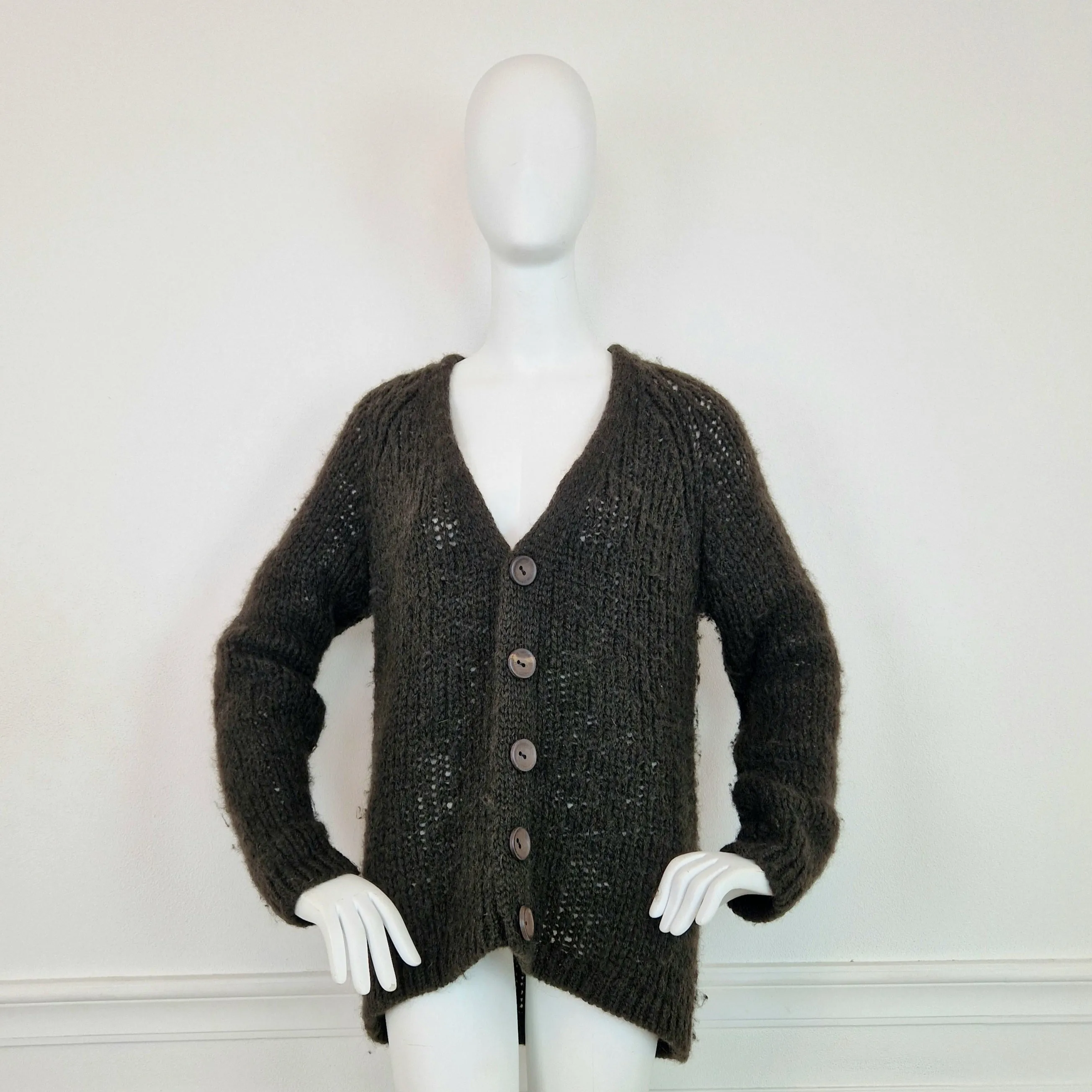 Cardigan Martin Margiela lana e mohair