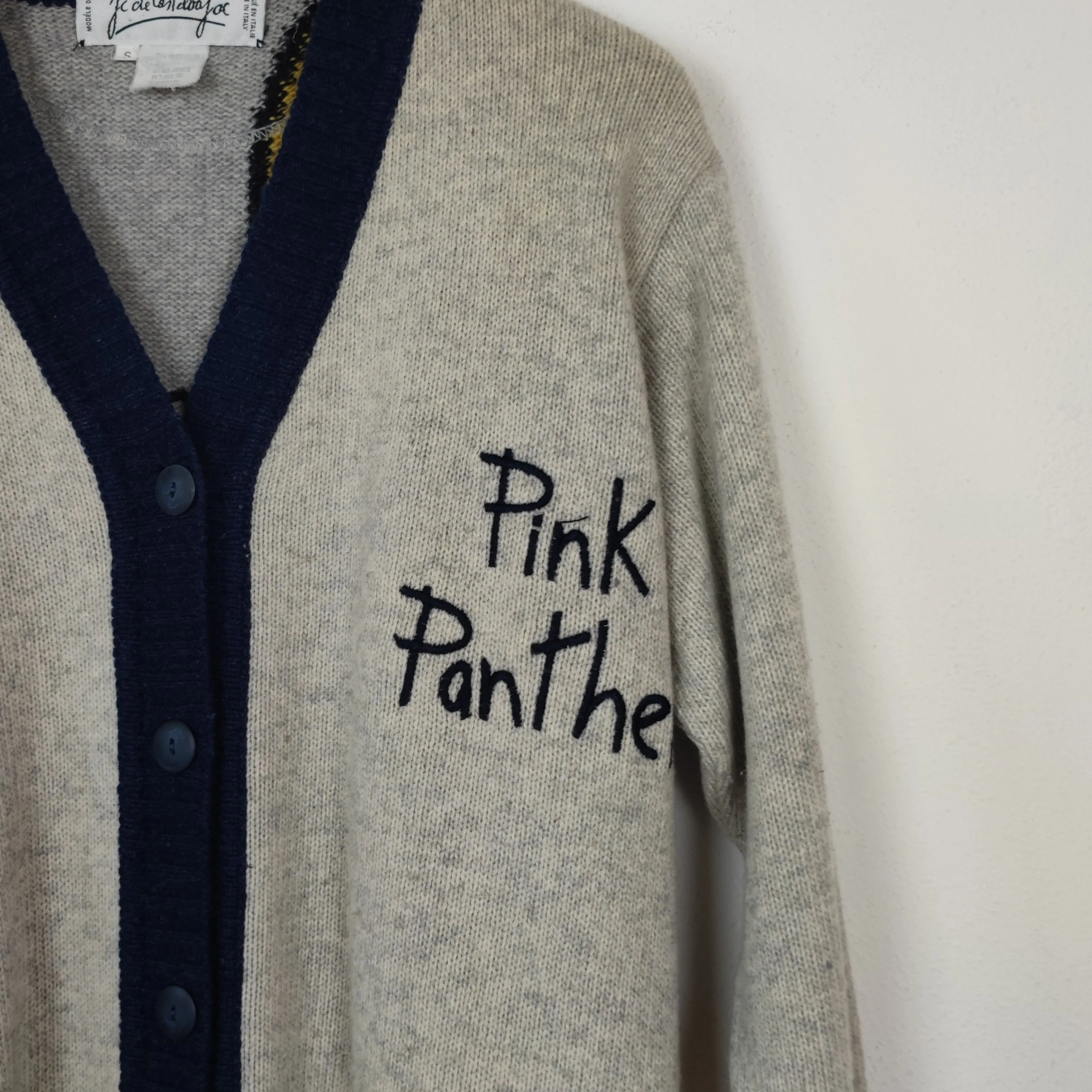 Cardigan vintage Jc de Castelbajac Pink Panther