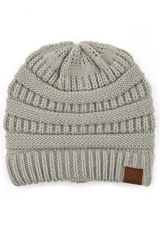 C.C  Solid Color Beanie