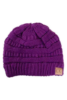 C.C  Solid Color Beanie