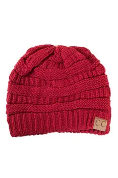 C.C  Solid Color Beanie