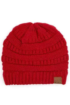 C.C  Solid Color Beanie