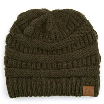 C.C  Solid Color Beanie