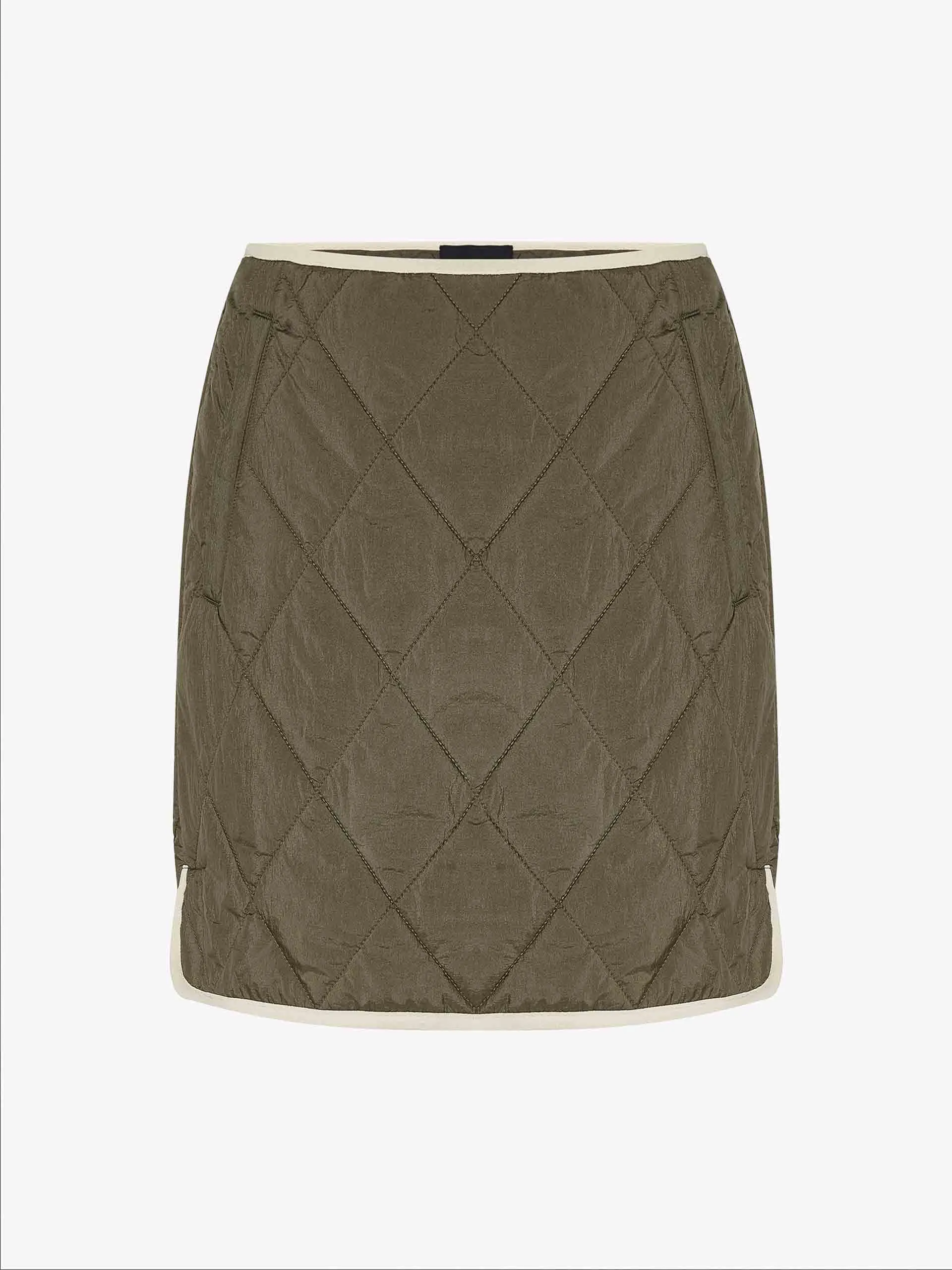 Contrast Detail Mini Skirt