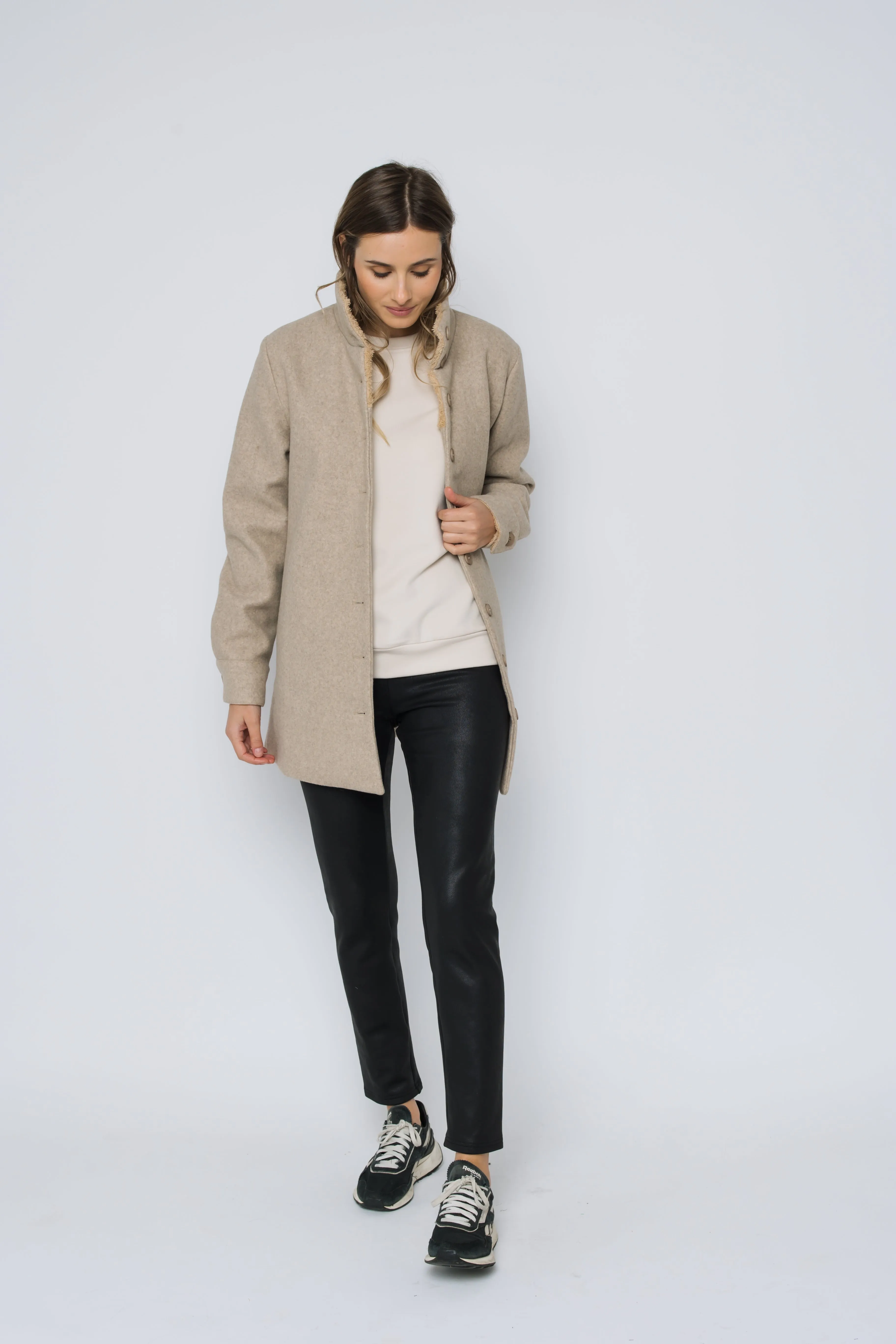 Cora-High Neck Jacket