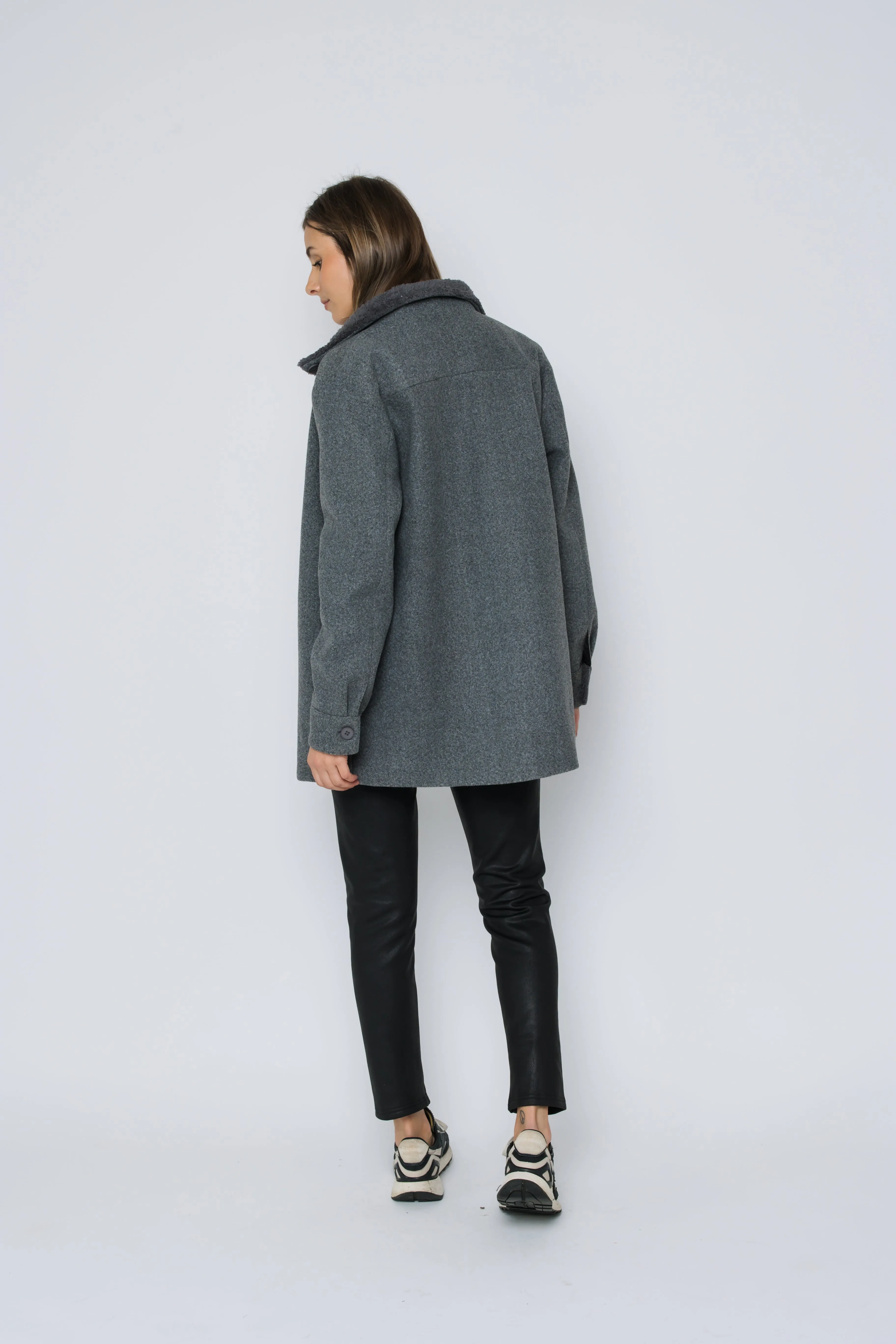 Cora-High Neck Jacket