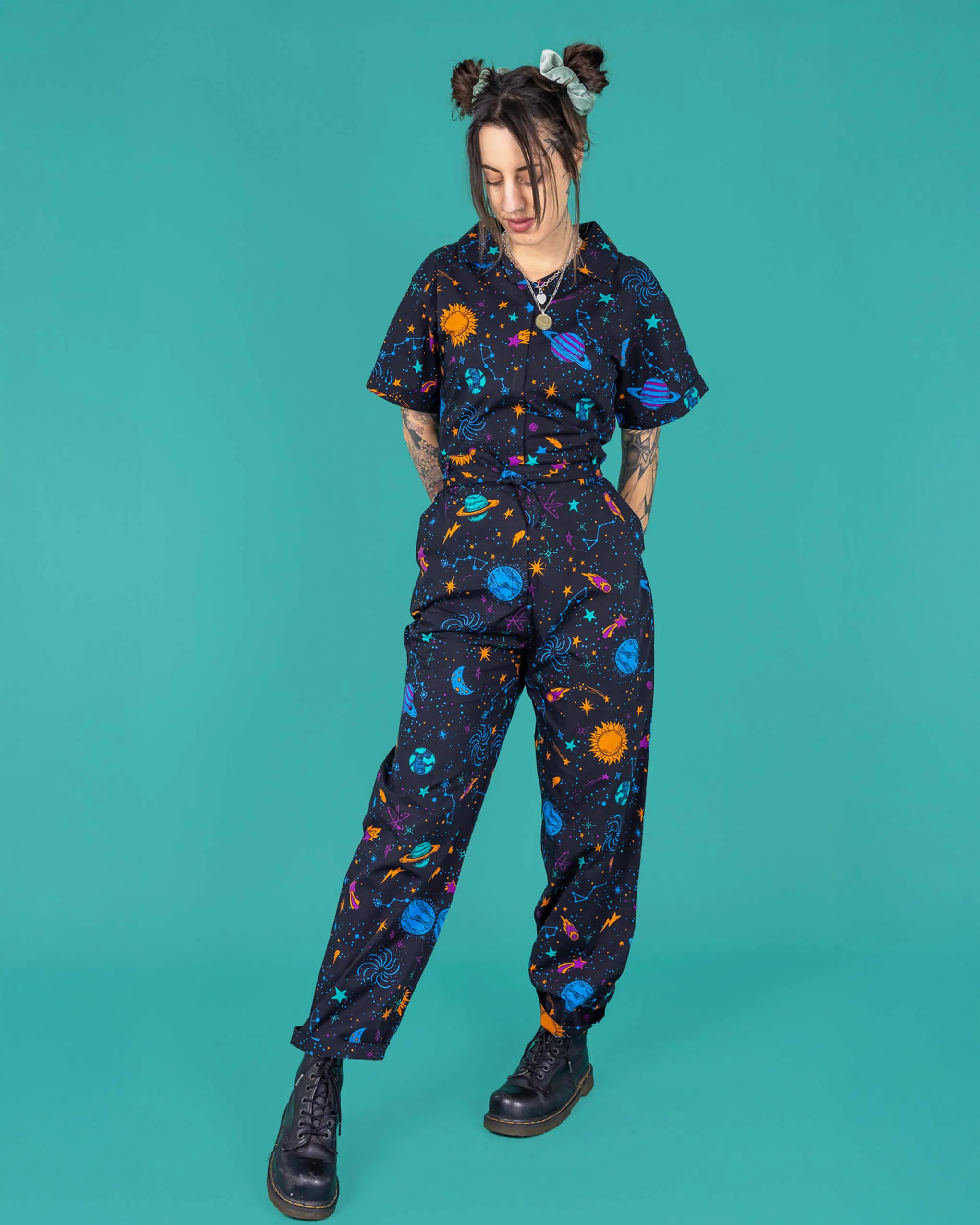 Cosmic Space Stretch Jumpsuit