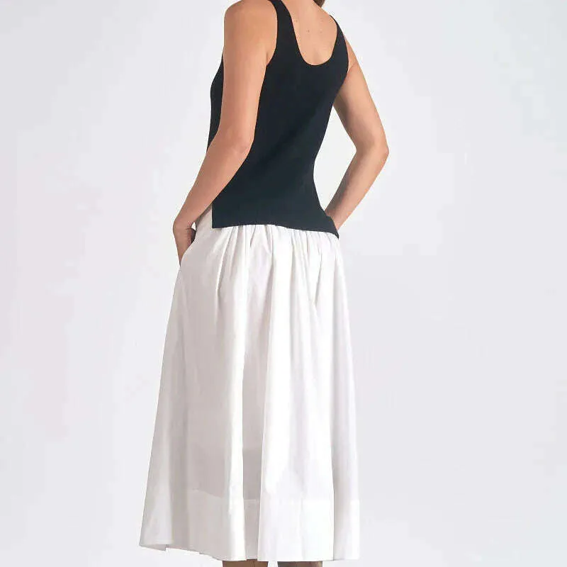 ELAN - Icon Maxi Dress - Black & White