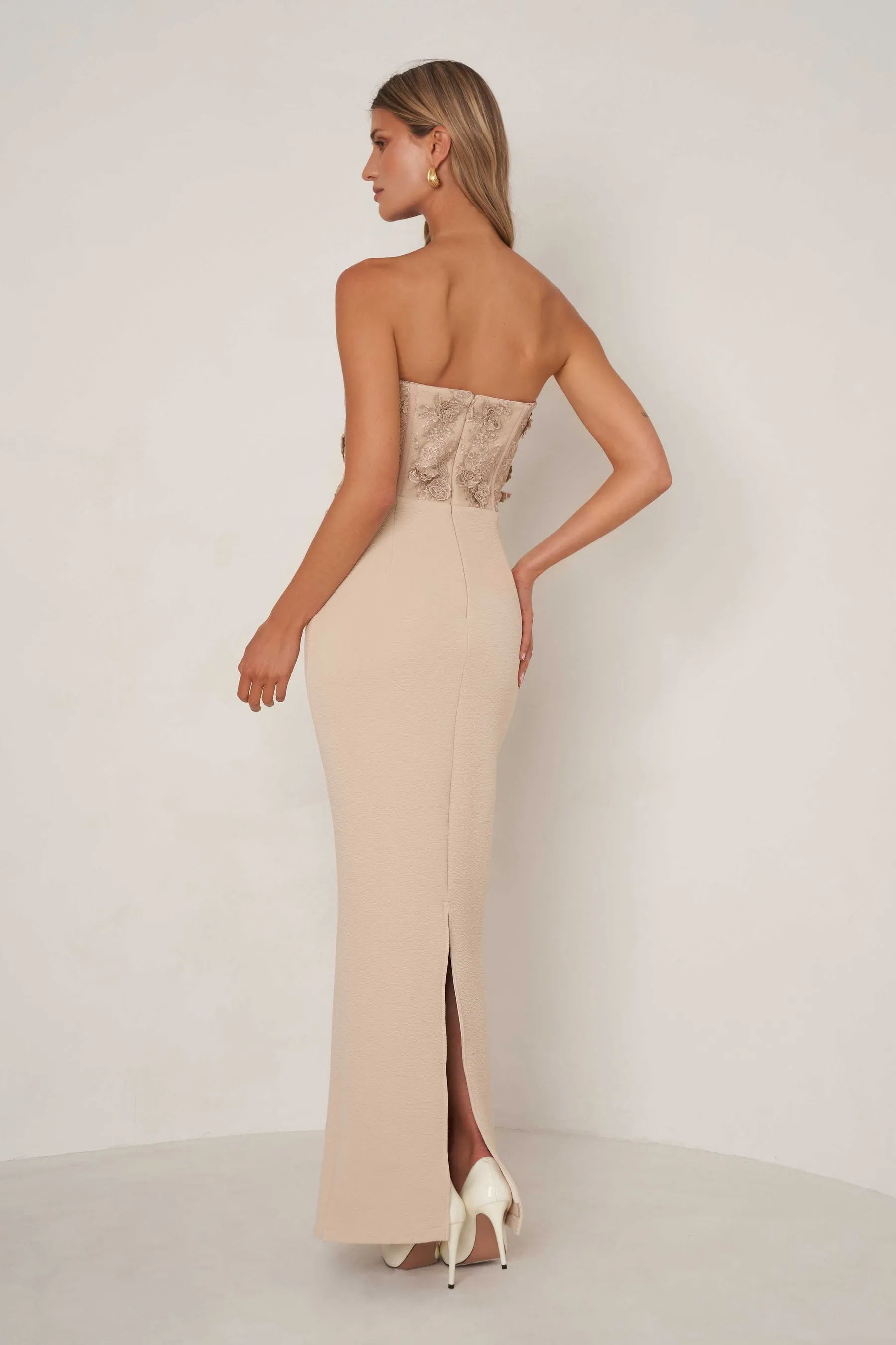 Elle Zeitoune Anastasia Dress - Ecru