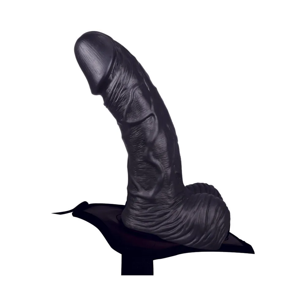 Erection Assistant Hollow Strap-On 8.5 in. Black