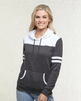 EZ371 Enza® 37179 Ladies Varsity Fleece Pullover Hood37