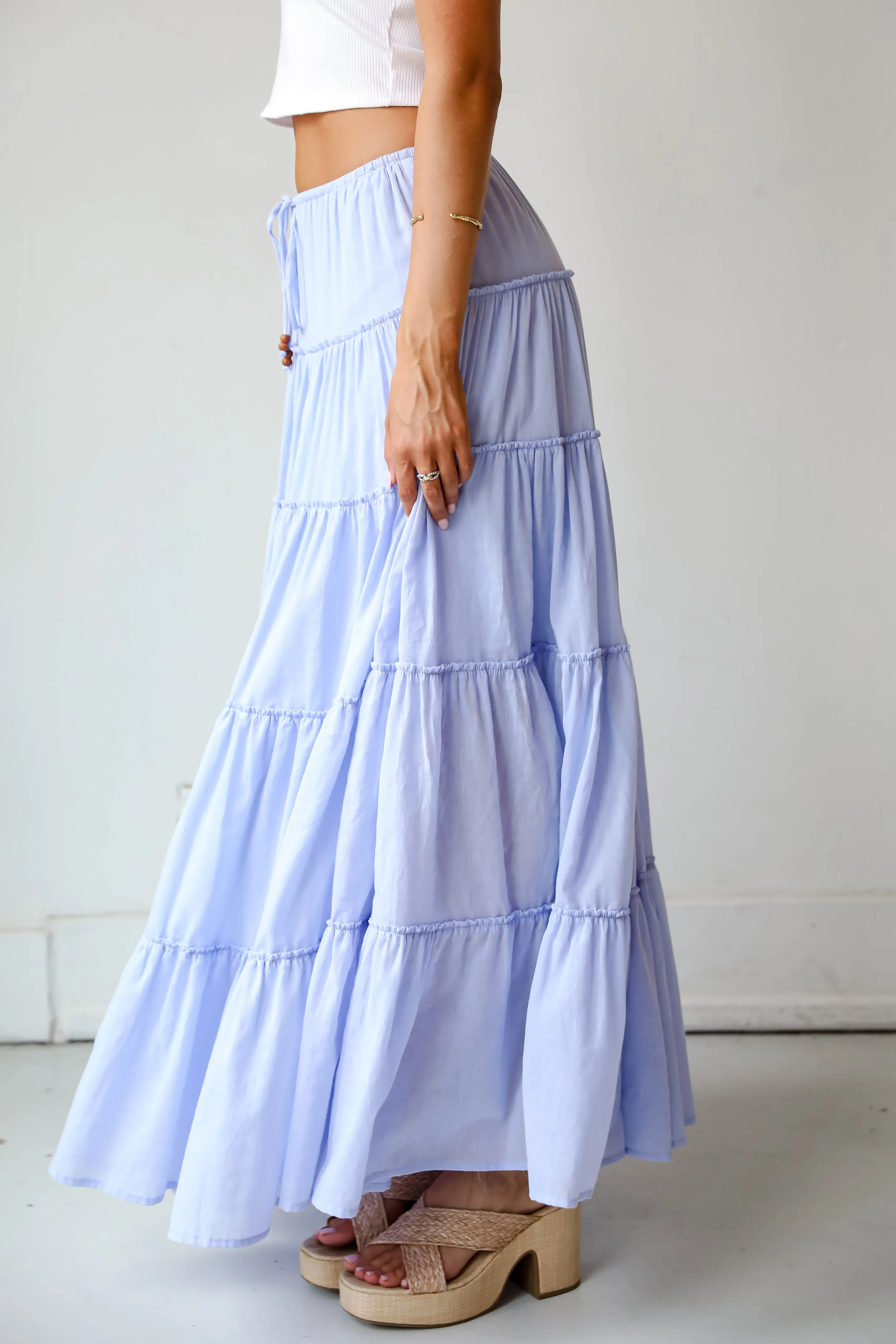 FINAL SALE - Adorable Lifestyle Tiered Maxi Skirt