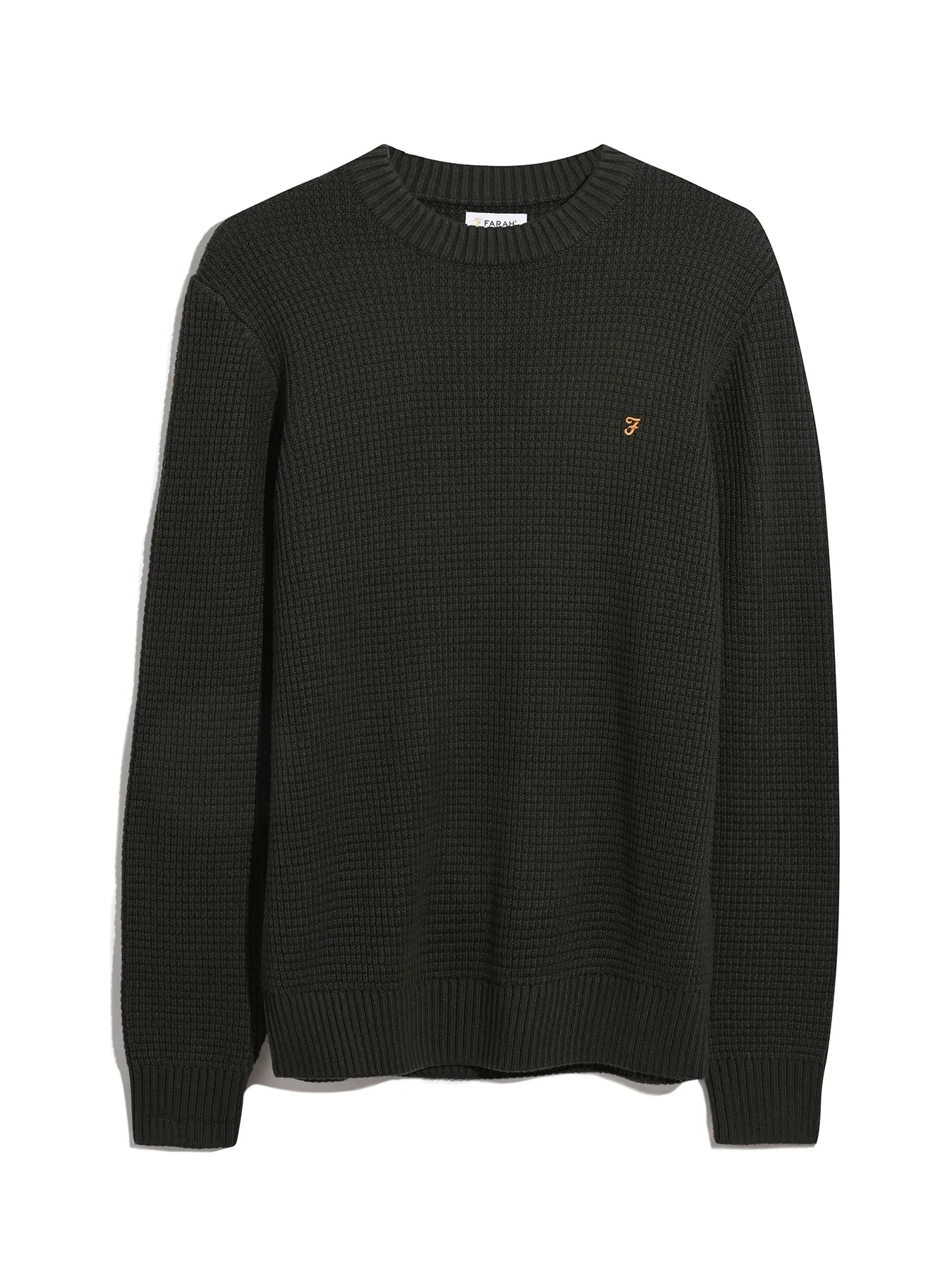 Foraker Crew Neck Sweater In Washed Black