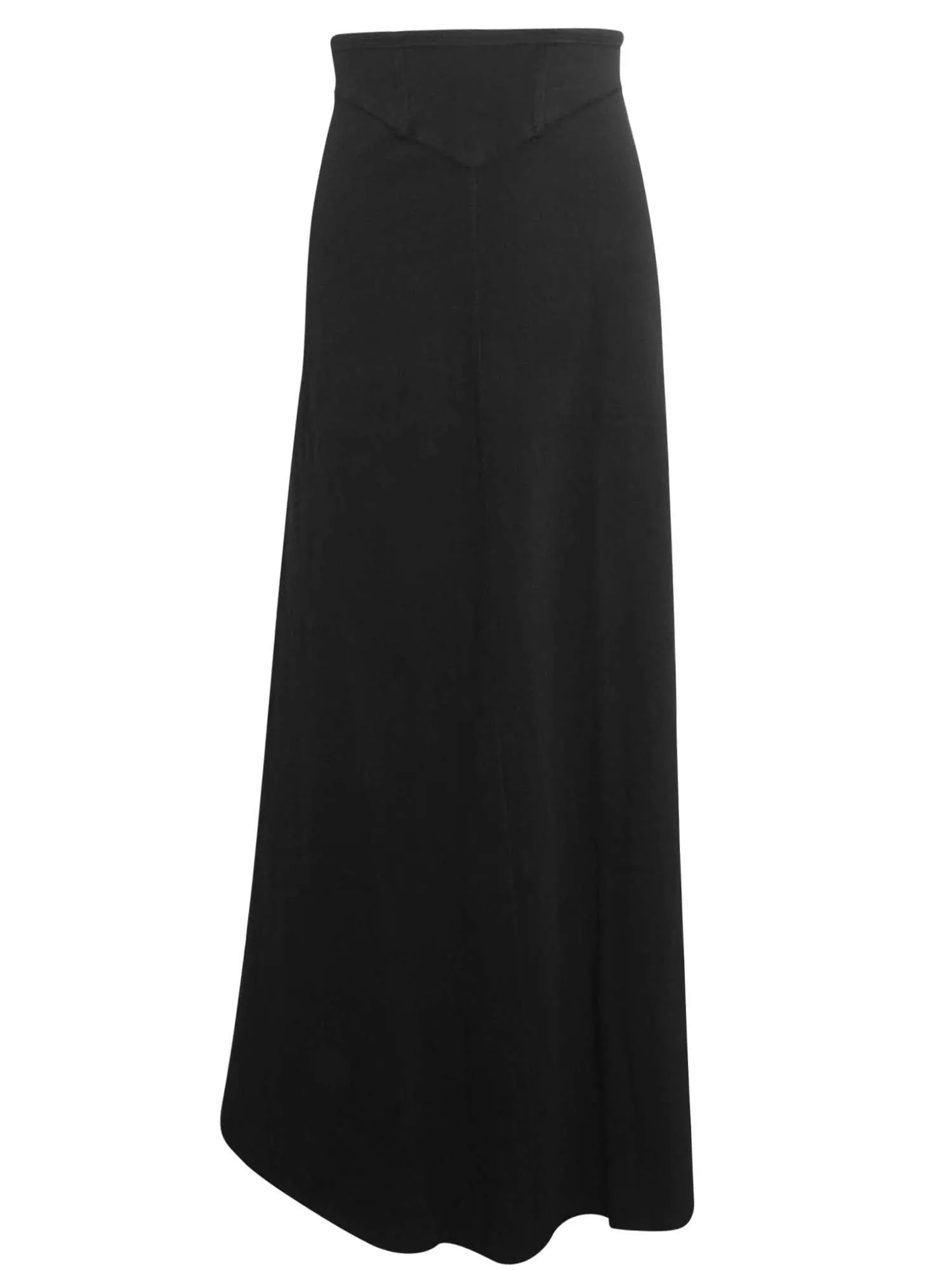 Hard Tail Double V-Yoke Maxi Skirt (Style: W-972)