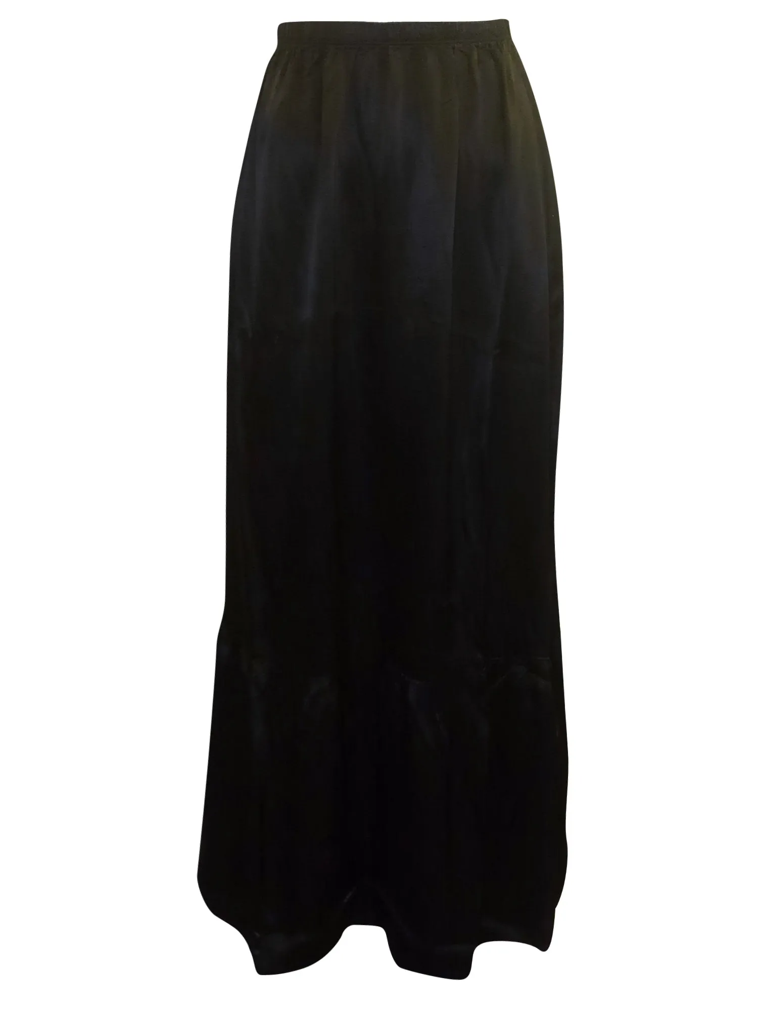 Hard Tail Satin Ruffle Maxi Skirt (Style: SAT-27)