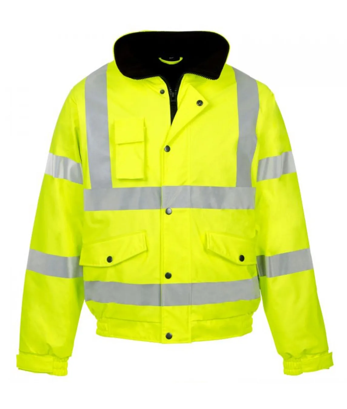 Hi Vis Yellow Storm-Flex® PU Bomber Jacket