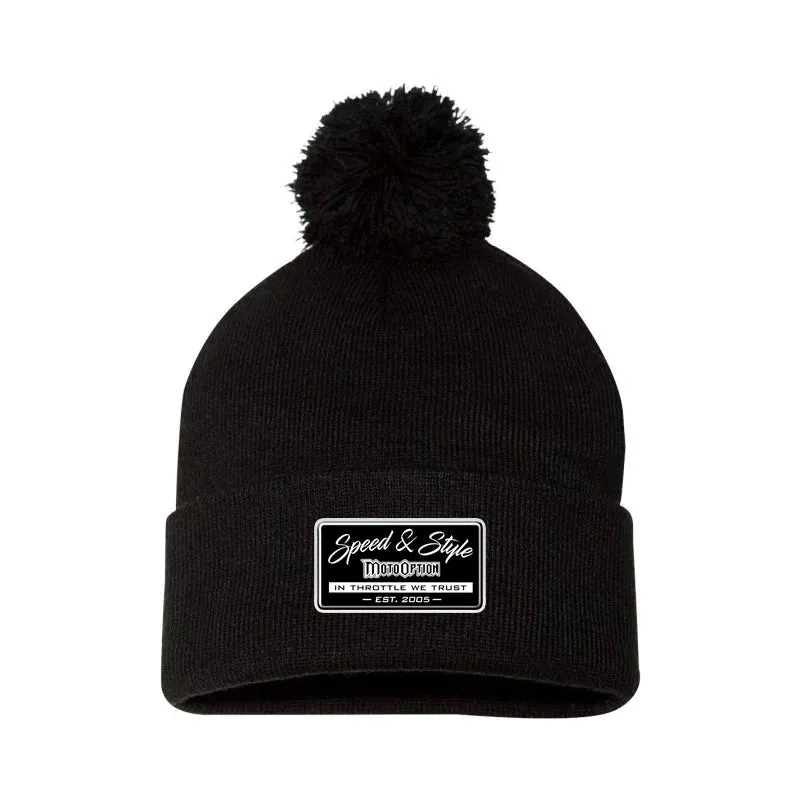 In Throttle We Trust Beanie - Black