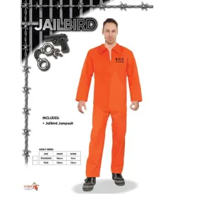 Jailbird Orange Convict Jumpsuit