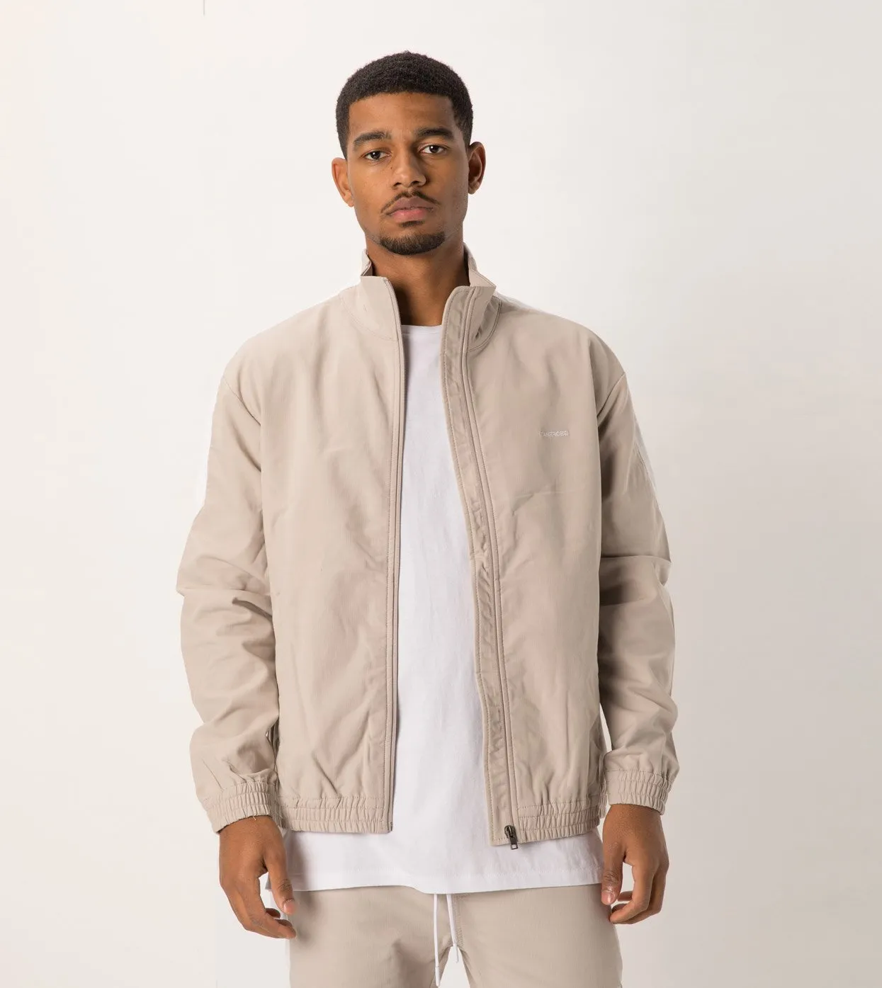 Jumpshot Track Jacket Putty/White