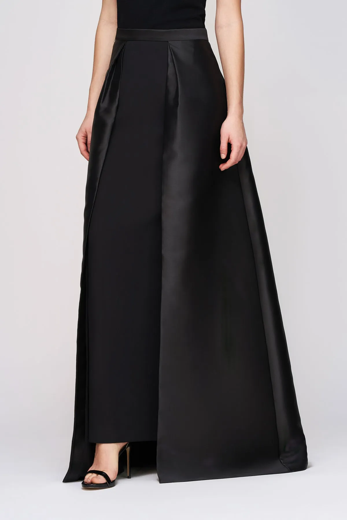 Kay Unger Isabela Walk Thru Skirt Black